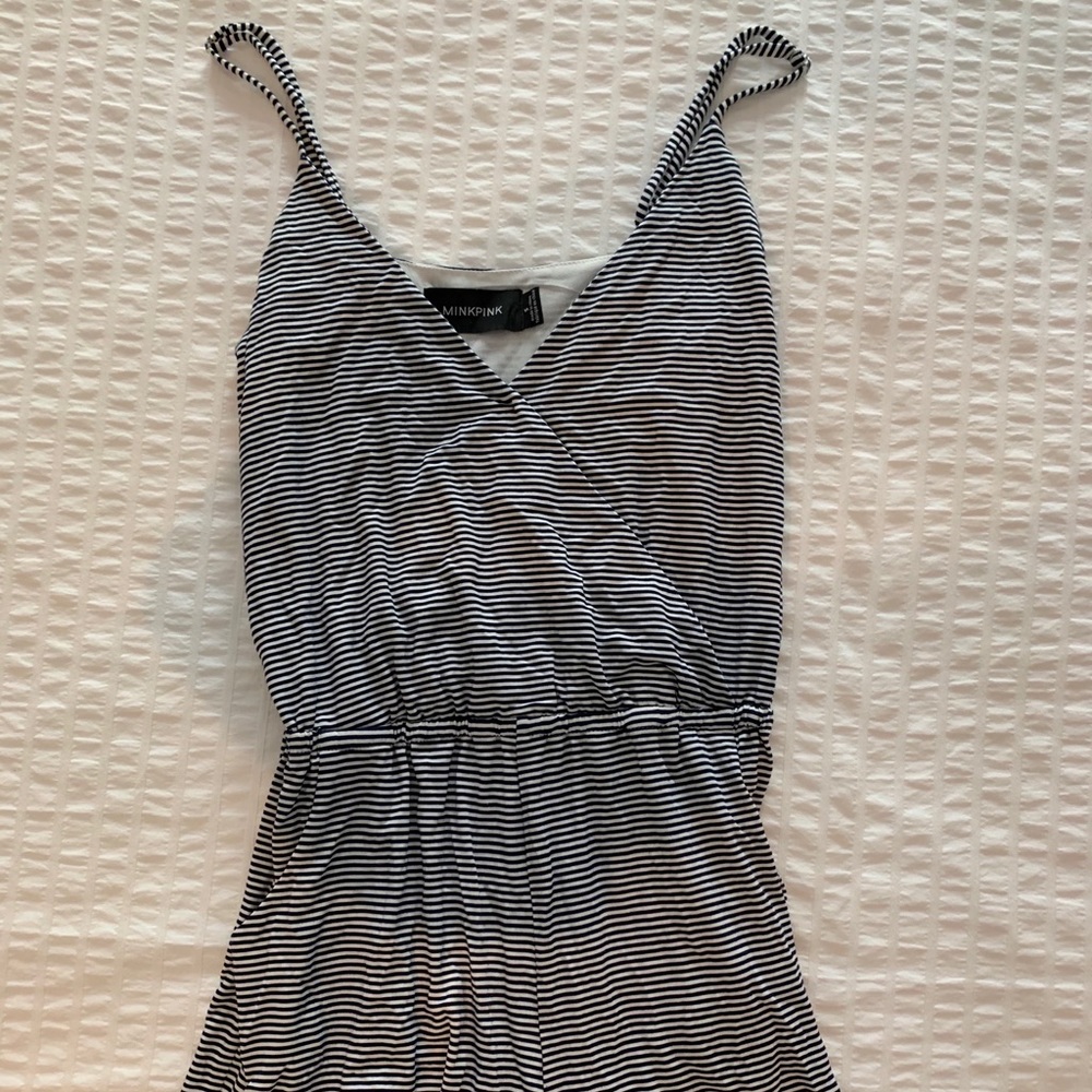 Striped romper